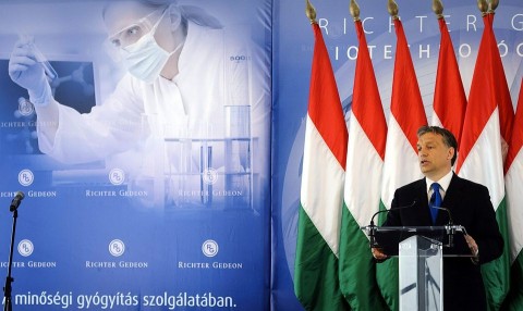 Richter gyógyszergyár (richter, orbán viktor, gyógyszerüzem)