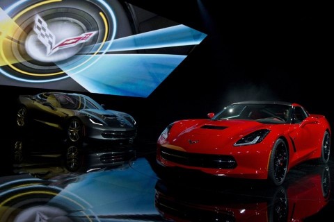 general motors, detroit, auto show (Chevrolet Corvette Stingray)