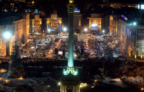ukrajna, kijev, függetlenség tér (kijevi tüntetés, )