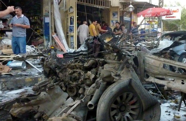 Bagdadi robbantás (robbantás, merénylet, bagdad,)