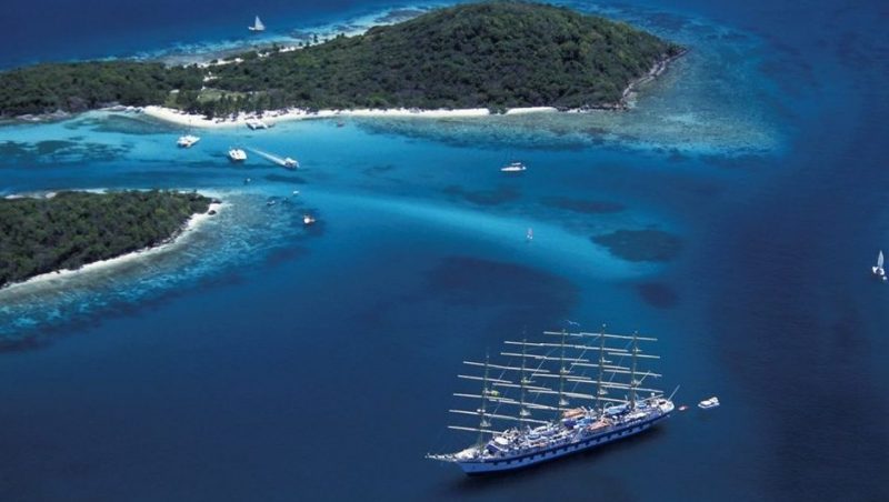 luxushajó (luxushajó, karib-tenger)
