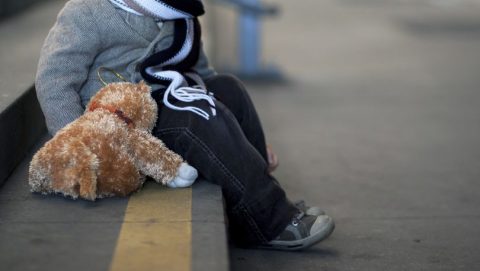 kisgyerek (kisgyerek, játékmackó, )