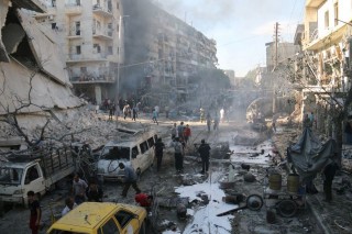 szír légicsapás (szíria, aleppo, légicsapás, )