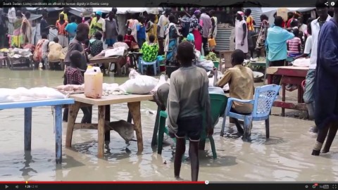 Menekülttábor Dél-Szudánban (menekülttábor, dél-szudán)