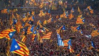 Felvonulás Kataloniában (katalán elszakadás, )