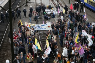 tüntetés Hamburg (Iszlám ellenes tüntetés, Hamburg, kurd)