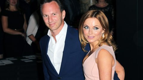 Christian Horner és Geri Halliwell (christian horner, geri halliwell, )