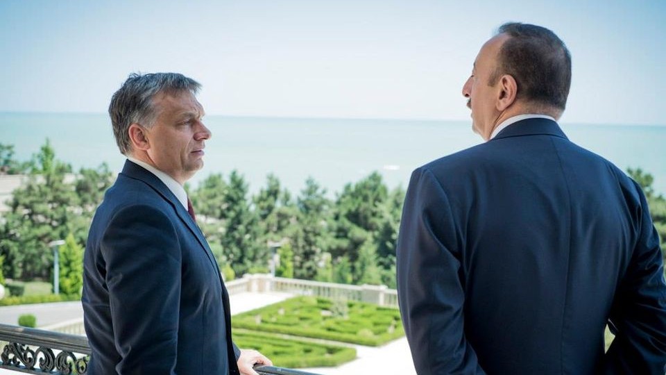 Ilham Aliyev és Orbán Viktor Bakuban (azerbajdzsán, ilham aliyev, orbán viktor, )