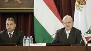 Tarlós és Orbán (fővárosi közgyűlés, orbán viktor, tarlós istván, )
