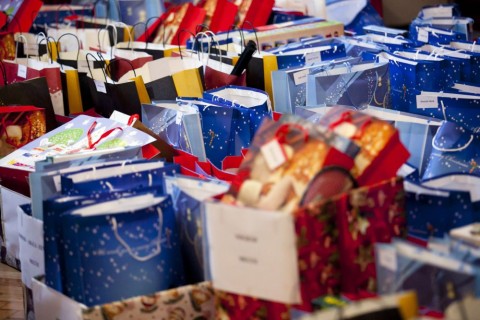 ajándék (karácsony, ajándék, tasak, )