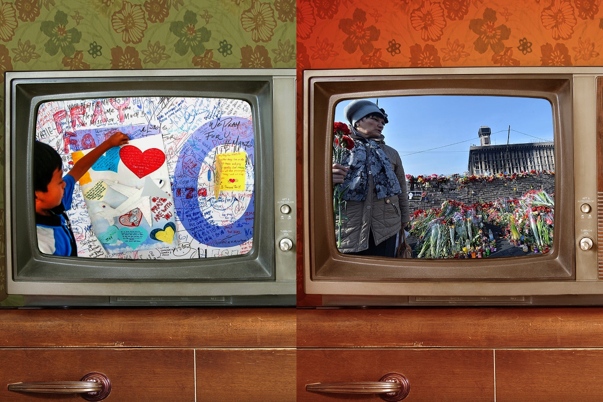 2014 hírei első rész (kijevi gyászolók, maláj gyászolók)