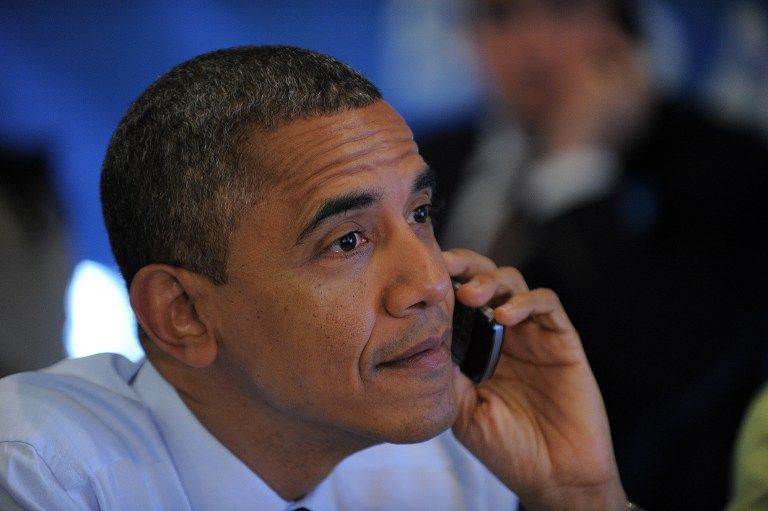 Obama-mobiltelefon(960x640).jpg (barack obama, mobiltelefon, )