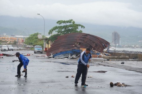 Vihar indonéziában (vihar, vihar, indonézia, )