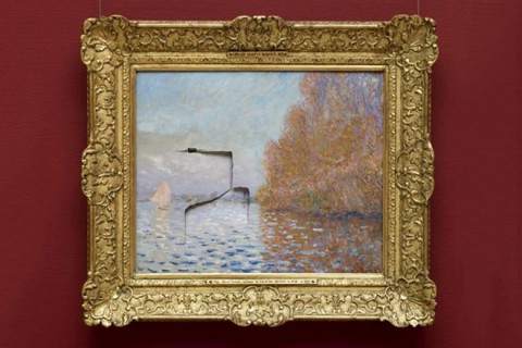 betört monet (monet, festmény, rongálás, )