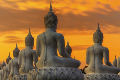 buddha szobor (buddha szobor, meditáció, buddhizmus, )