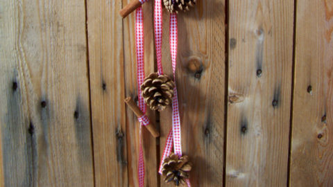 karácsonyi girland (karácsonyi girland, dekoráció, Karácsony, gasztro home)