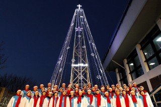 koreai karácsonyi torony (korea, torony, karácsony, )