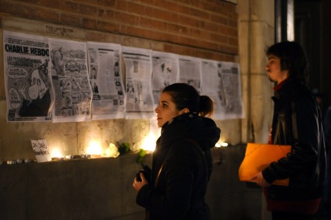 Gyász Toulouse-ban (gyász, charlie hebdo)