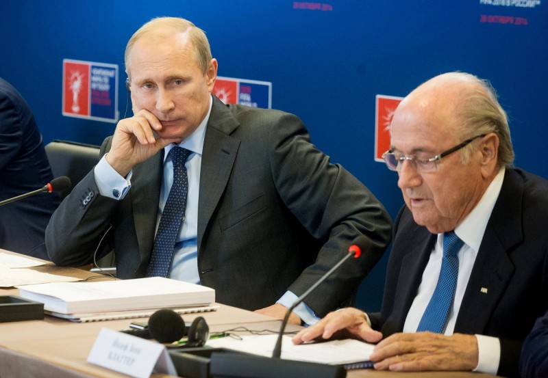 Vlagyimir Putyin, Joseph Blatter (vlagyimir putyin, joseph blatter, )