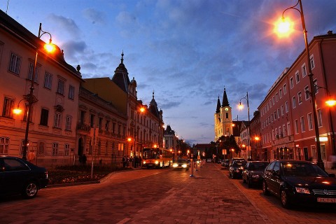 Zalaegerszeg közvilágítás (Zalaegerszeg közvilágítás, sétálóutca, )