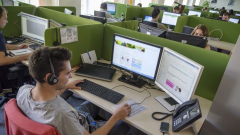 iroda (iroda, multi, számítógép, telefon, munkahely, )