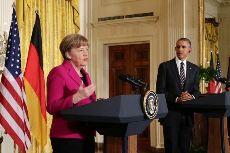 Angela Merkel, Barack Obama (Angela Merkel, Barack Obama)