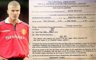 David Beckham szerződés (david beckham, )