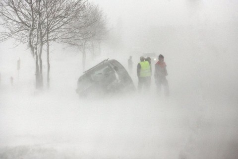 hófúvás Zalában (hófúvás, havazás, )