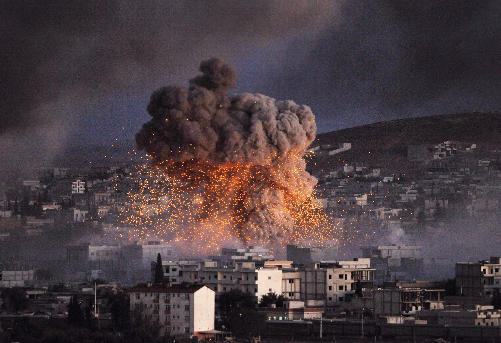 Kobani (kobani, iszlám állam, robbanás, )