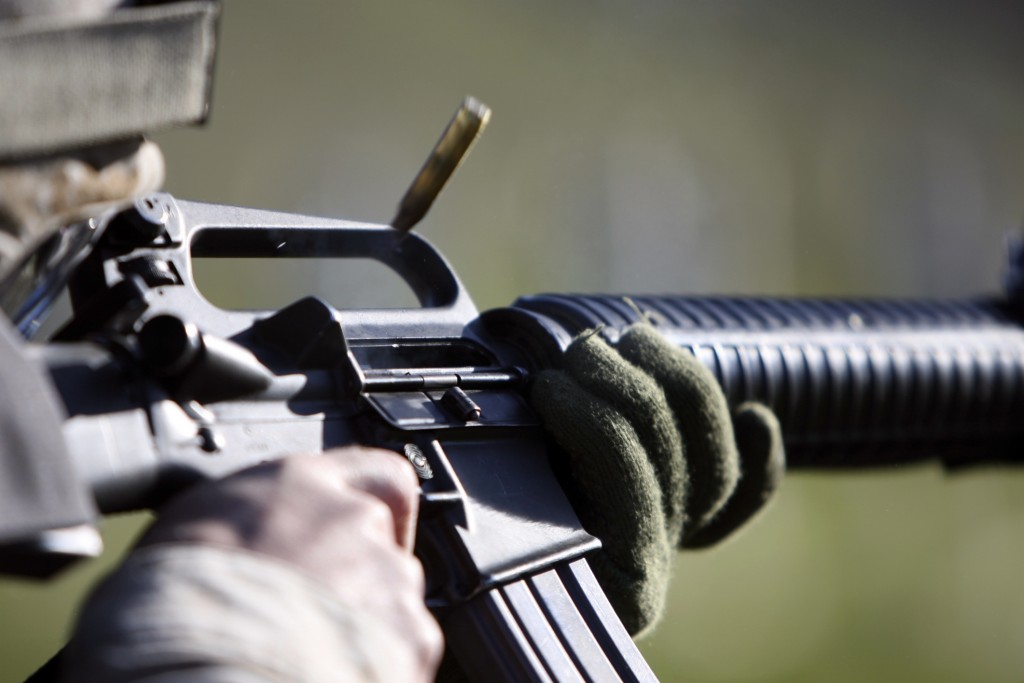 M16 gépkarabély (m16, m16a2, gépkarabély, gépfegyver, géppuska, )