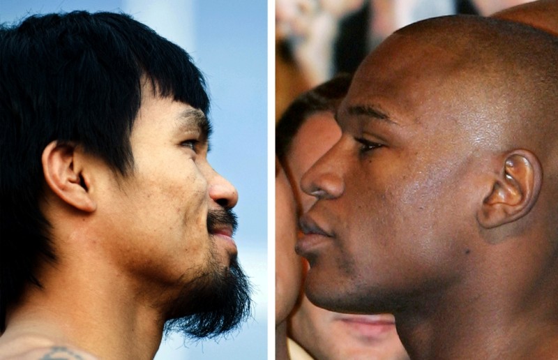 Manny Pacquiao, Floyd Mayweather Jr (manny pacquiao, floyd mayweather jr., )