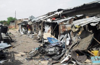 Nigériai piacrobbantás (piac, robbantás, nigéria, )
