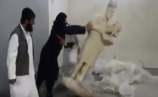 iszlám állam rombolása a múzeumban (iszlám állam, )