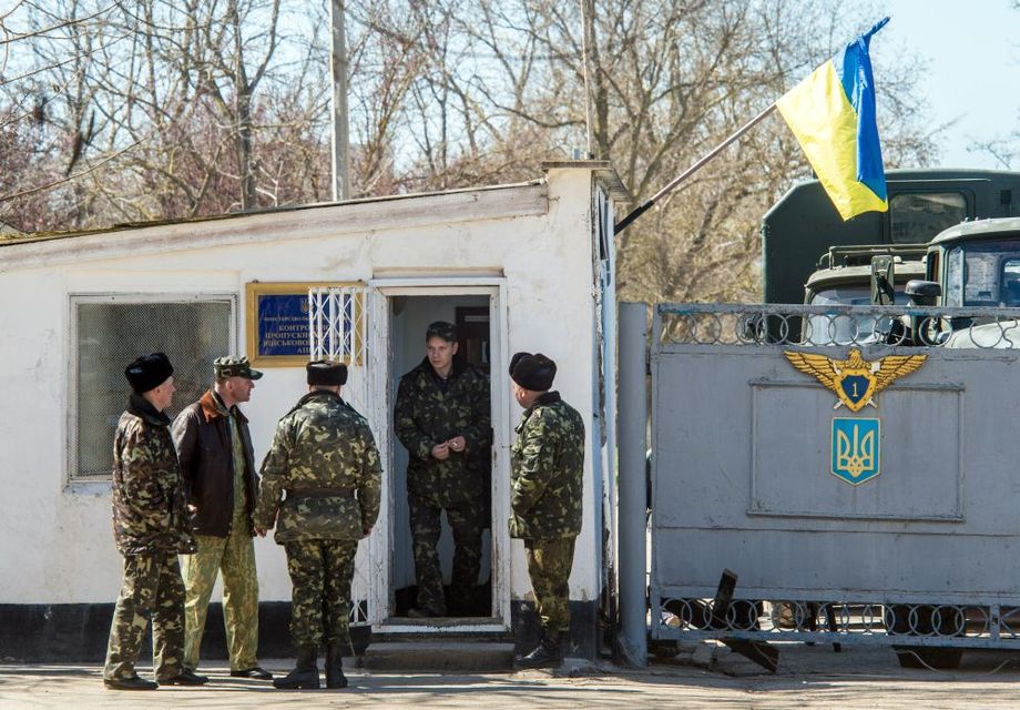 ukrán katonák (ukrán katonák, krím, )