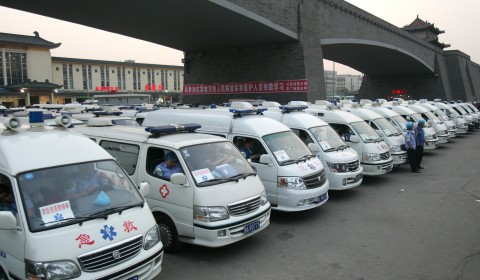 Kínai mentőautók (kína, mentőautók, )