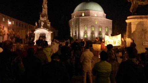 Pécsi tüntetés (netadó, internetadó, )