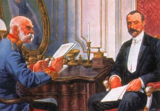 Ferenc József és Tisza István (Array)
