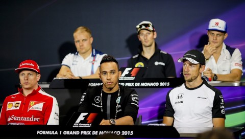 Kimi Räikkönen, Lewis Hamilton, Jenson Button (Array)