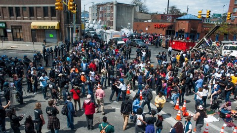 baltimore zavargás (Array)