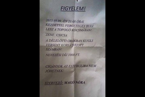 cigányok nem jöhetnek (Array)