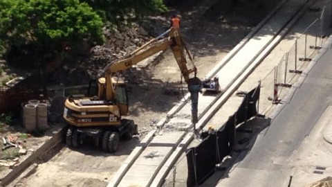 feltört villamossín (Array)