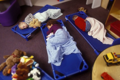 gyermek, napközi, ápolás,  (Array)