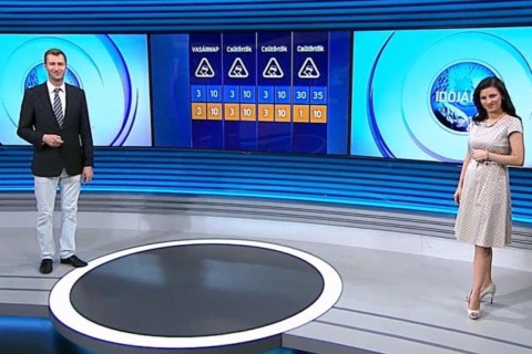 m1 időjárás csütörtök (Array)