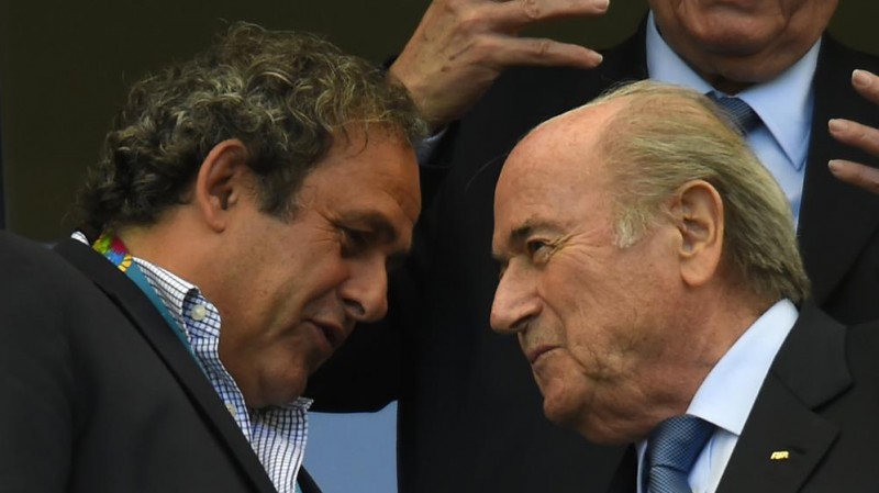 michel platini, sepp blatter (Array)