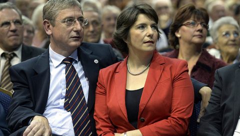 Gyurcsány Ferenc és felesége, Dobrev Klára (Array)