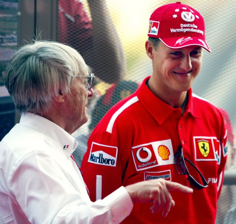 bernie ecclestone, michael schumacher (Array)