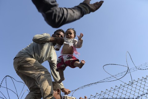 határzár, törökország, szíria határ (Array)