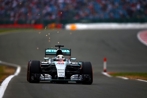 Lewis Hamilton, Silverstone (Array)
