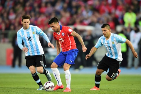 Lionel Messi, Sergio Agüero (Array)