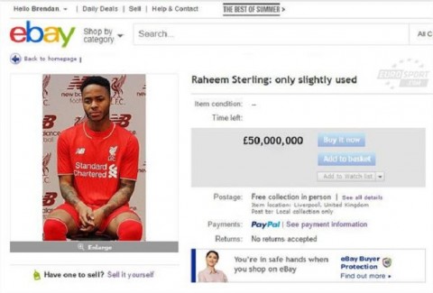 Raheem Sterling ebay (Array)